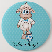 Het is een jongen! - Baby shower Button (Voorkant)