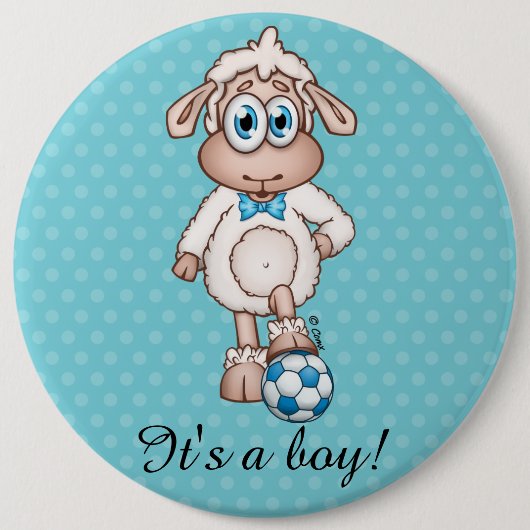 Het is een jongen! - Baby shower Button (Voorkant)