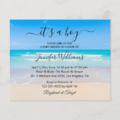 het is een jongen , baby shower , chic photonodigs flyer (Voorkant)