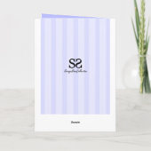 Het is een jongen - Baby shower Dank je wel Bedankkaart (Achterkant)