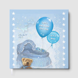 Het is een jongen! Baby Shower Gastenboek