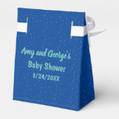 Het is een jongen! Baby shower Gefeliciteerd Favor Bedankdoosjes (Achterkant)