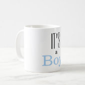 Het is een jongen! Baby shower partij voor Mok (Voorkant links)