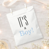 Het is een jongen! Baby shower Party Favor Bag Bedankzakje (Geknipt)