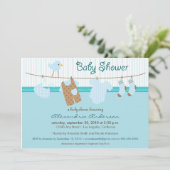 Het is een jongen! Baby shower sluiten Kaart (Staand voorkant)