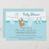 Het is een jongen! Baby shower sluiten Kaart (Voorkant / Achterkant)