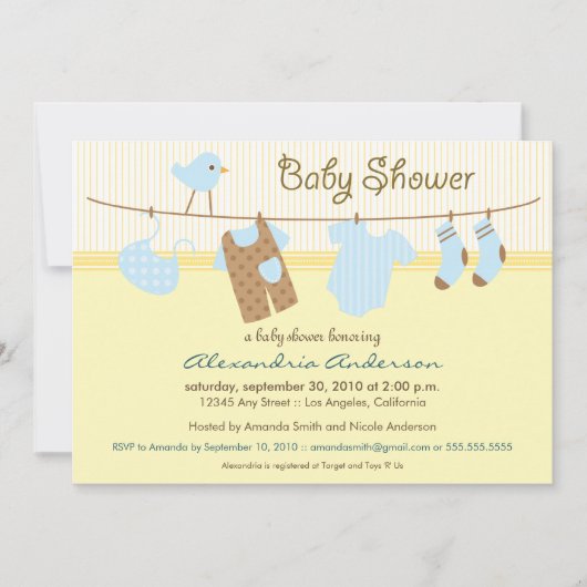 Het is een jongen! Baby shower sluiten Kaart (Voorkant)