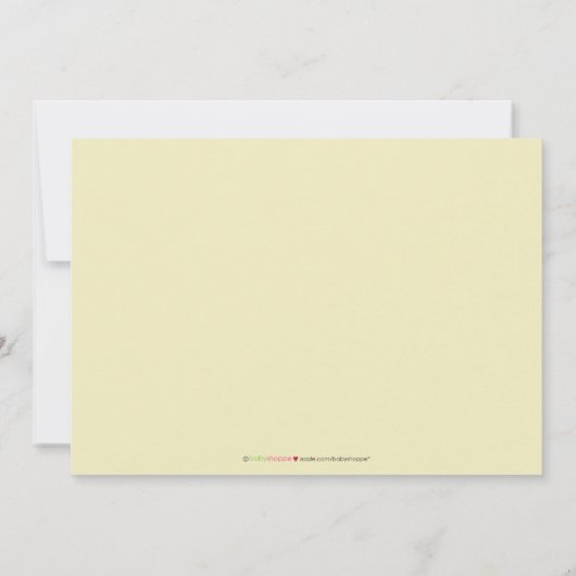 Het is een jongen! Baby shower sluiten Kaart (Achterkant)