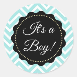 Het is een jongen! Baby shower Stickers