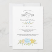 Het is een jongen Baby shower Teddy Bear Honey Bee (Achterkant)