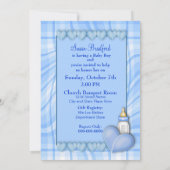 Het is een jongen - Baby shower uitnodiging (Achterkant)