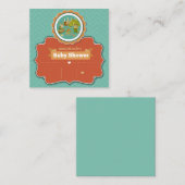 Het is een jongen/Baby shower uitnodiging (Voorkant / Achterkant)