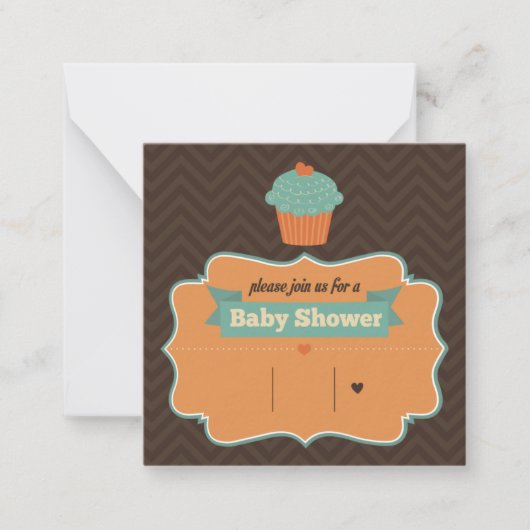 Het is een jongen/Baby shower uitnodiging (Voorkant)