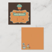 Het is een jongen/Baby shower uitnodiging (Voorkant / Achterkant)