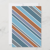 Het is een jongen! baby shower uitnodiging blauw (Achterkant)