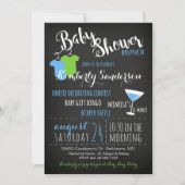 Het is een Jongen Baby shower Uitnodiging Brunch B (Voorkant)