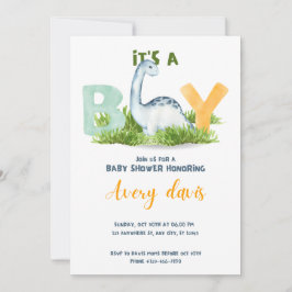 Het is een jongen, baby shower uitnodiging, schatt feestdagenkaart