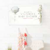 Het is een jongen | Baby shower Welkomstbanner Spandoek (Insitu)