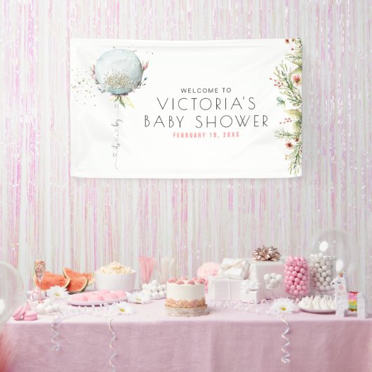 Het is een jongen | Baby shower Welkomstbanner Spandoek (Feest)