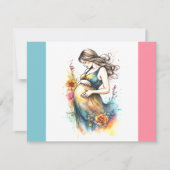 Het is een jongen Baby Zwangerschap Geslacht onthu Aankondiging (Voorkant)