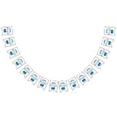 Het is een jongen babyfeest bunting banner (Alle)