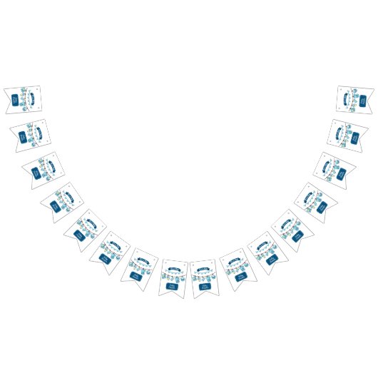 Het is een jongen babyfeest bunting banner (Alle)