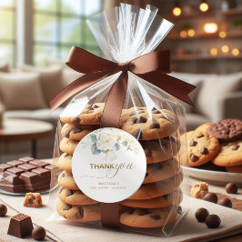 Het is een jongen babyfeestje – Gouden ballon & gr Ronde Sticker