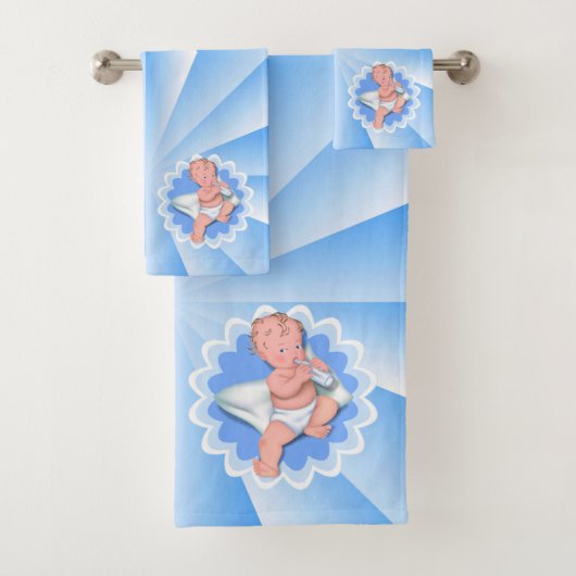 Het is een jongen! bad handdoek (Insitu)