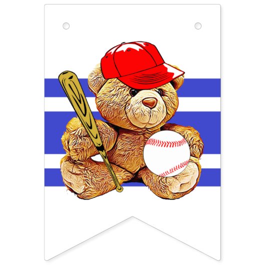Het is een Jongen Baseball-Baby shower Banner (Derde vlag)
