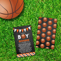 Het is een jongen! Basketbal Baby shower Boek Aanv