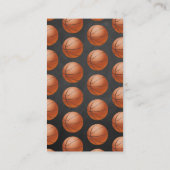 Het is een jongen! Basketbal Baby shower Luier Raf Informatiekaartje (Achterkant)