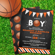 Het is een jongen! Basketball ThMED Co-ed Baby sho
