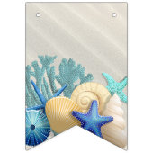 Het is een jongen, Beach Thleys Baby shower Vlaggetjes (Eerste vlag)