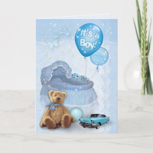 Het is een jongen! bekendmaking (Voorkant)