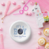 Het is een jongen! Blauw Bowling Baby shower Papieren Kommen (Feest)