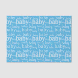 Het Is Een Jongen Blauwe Baby Shower Feest Tissuepapier