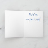 Het is een jongen blauwe olifant aankondiging (Binnen)