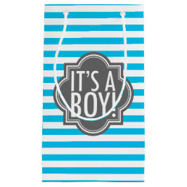 Het is een Jongen Blauwe Stripes en Kool Klein Cadeauzakje