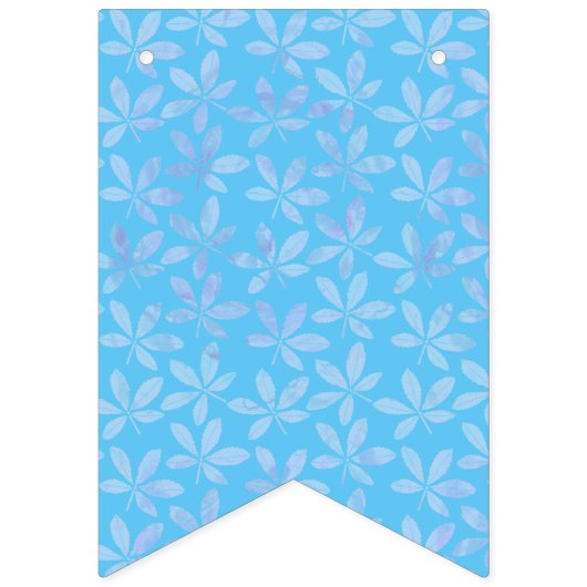 Het is een jongen! Blauwe zwarte Baby shower-inktv Vlaggetjes (Eerste vlag)