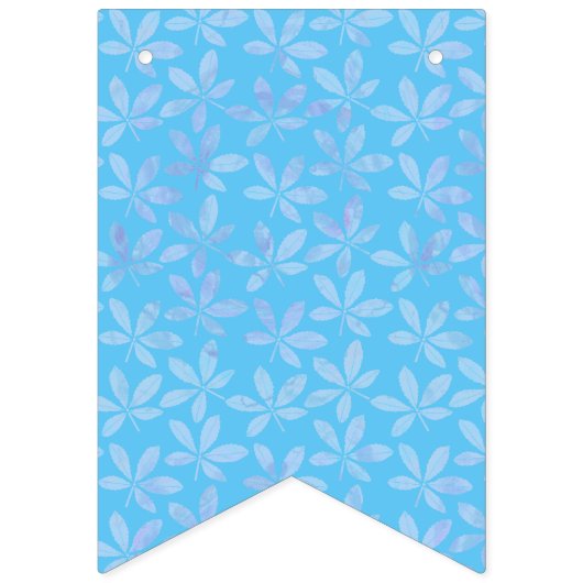 Het is een jongen! Blauwe zwarte Baby shower-inktv Vlaggetjes (Derde vlag)