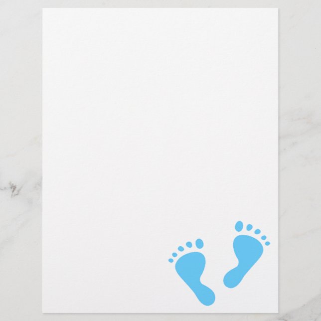 Het is een jongen - Blue Baby Feet (Voorkant)
