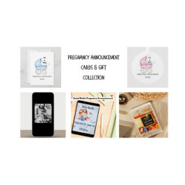 Het is een jongen! Blue Baby zwangerschapsaankondi Aankondiging