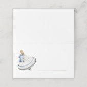 Het is een jongen Blue Boho Toys Plaatskaartje (Buitenkant ongevouwen)