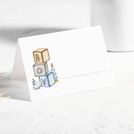 Het is een jongen Blue Boho Toys Plaatskaartje