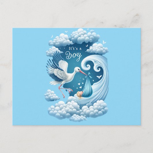 HET IS EEN JONGEN BRIEFKAART (Voorkant)