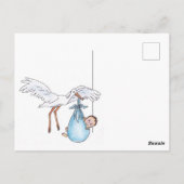 Het is een jongen! Briefkaart (Achterkant)