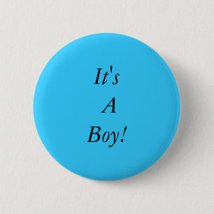 Het is een jongen! Button