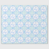 "Het is een jongen!" Cadeau inpakpapier (Vlak)