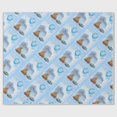 Het is een jongen! cadeaupapier (Vlak)