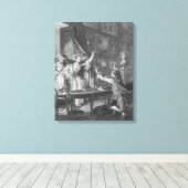 Het is een jongen canvas afdruk (Insitu (Houten vloer))